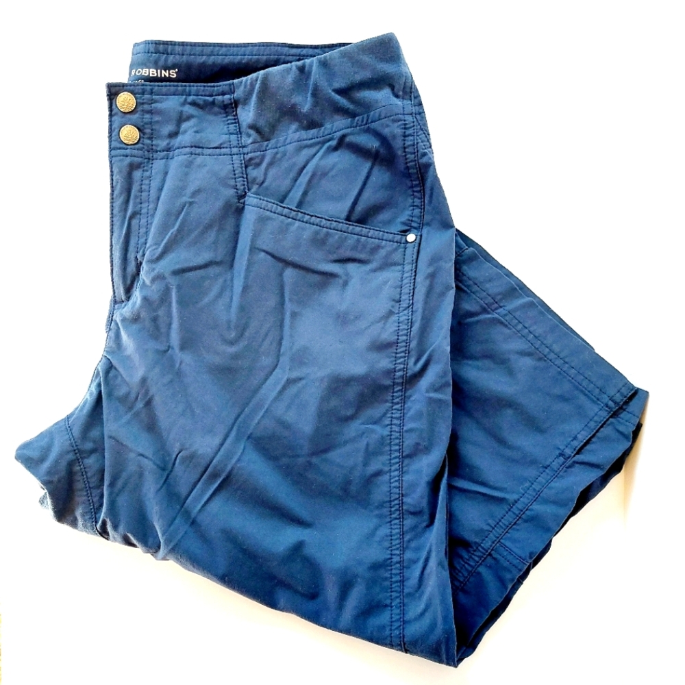 Blue Jammer II Capri Hiking Royal Robbins size 12 style 34182 Trim‎ Fit